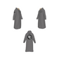 WC Black Dogs Long Fleece Zip Up