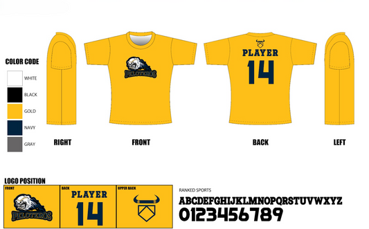 Peloteros Dri-Fit Shirt/ Practice Shirt